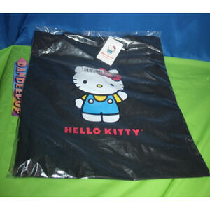 Hello Kitty Forever 21 Collaboration Black Tote Reusable Shopping Bag In Package
